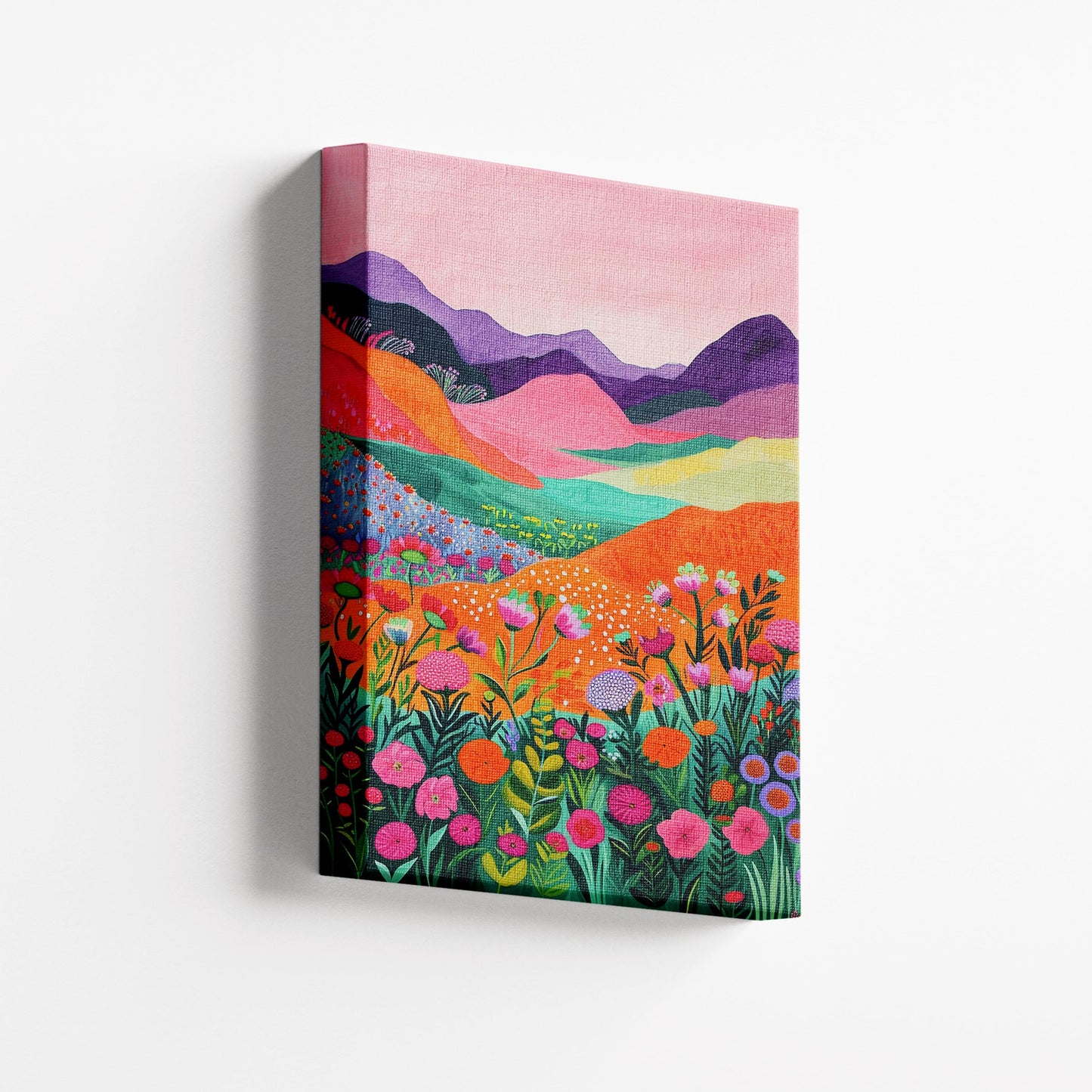 Tropical mountain and Floral #2