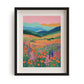 Tropical mountain and Floral