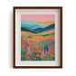 Tropical mountain and Floral