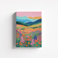Tropical mountain and Floral