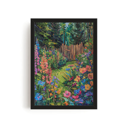 Floral wooden Gate