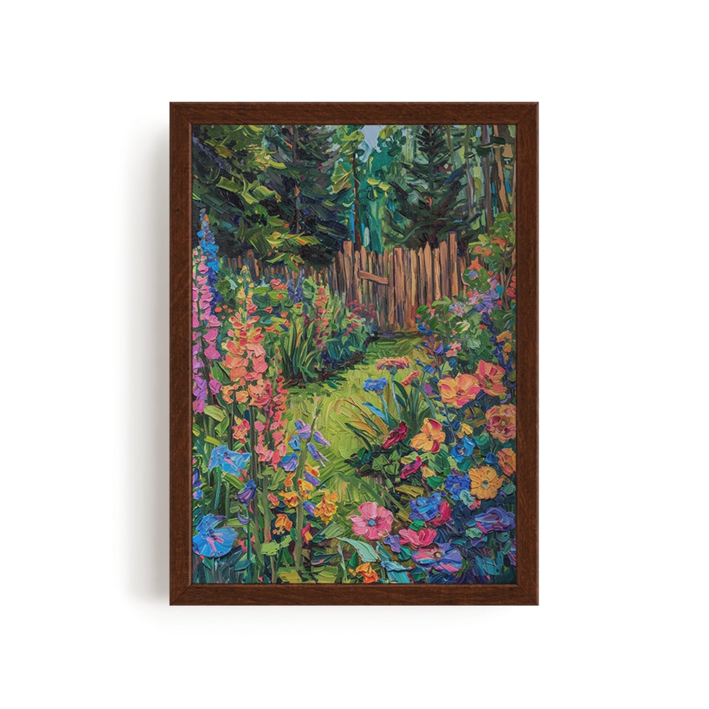 Floral wooden Gate