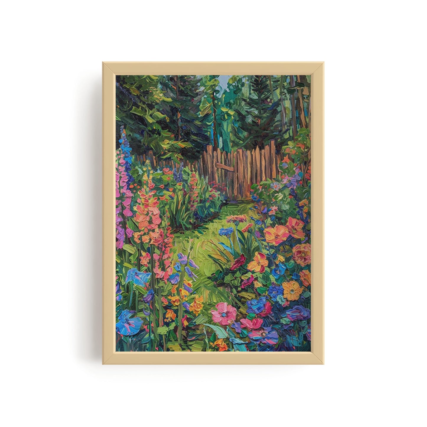 Floral wooden Gate