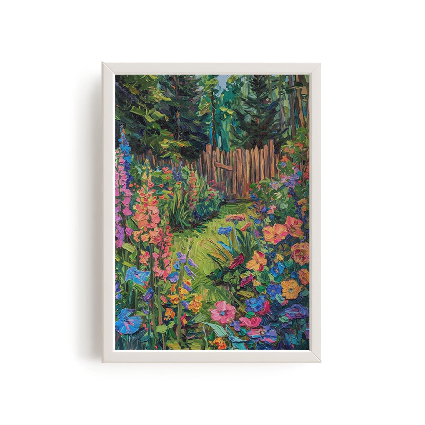 Floral wooden Gate