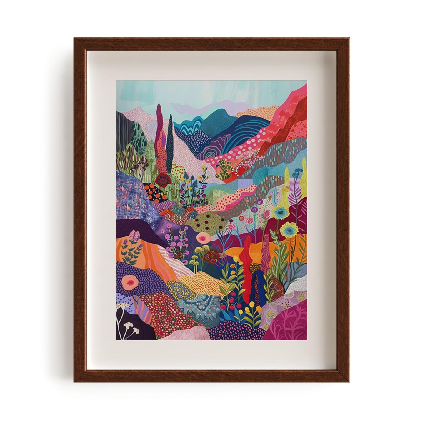 Floral landscape