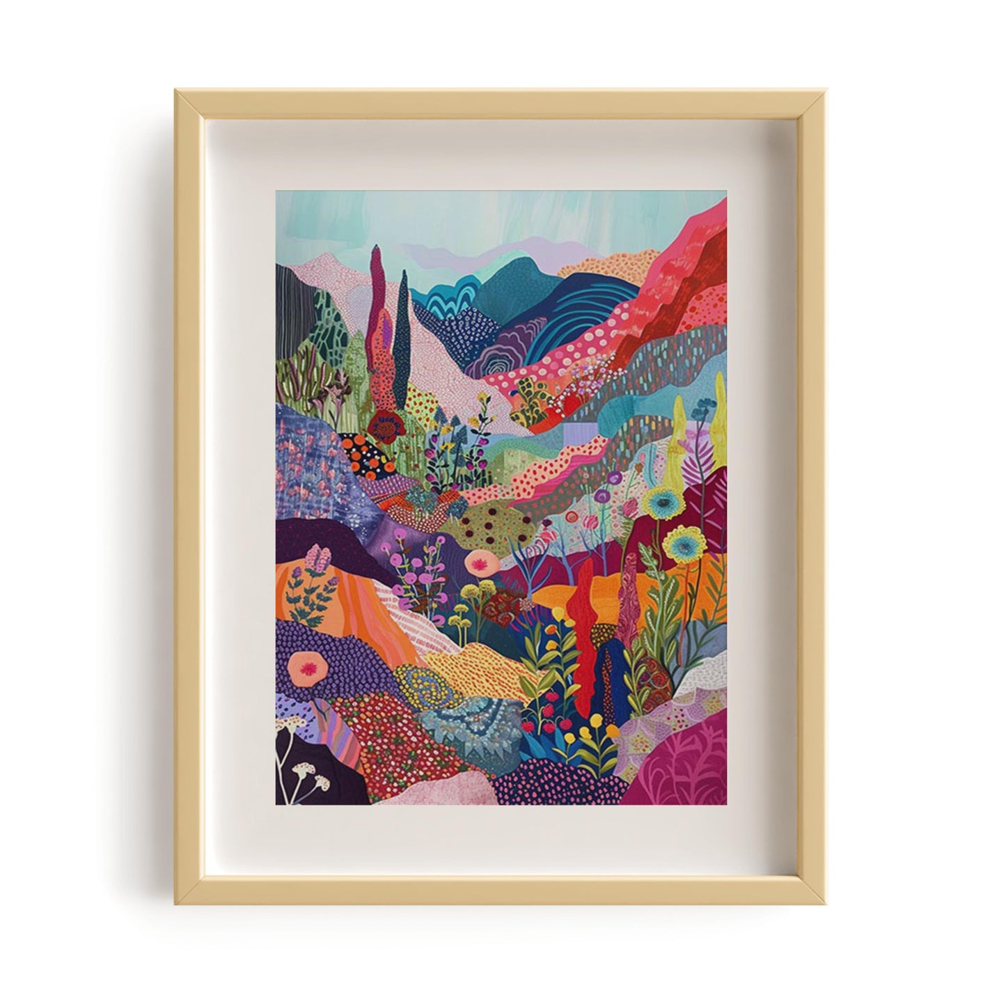 Floral landscape