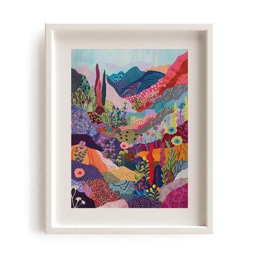 Floral landscape
